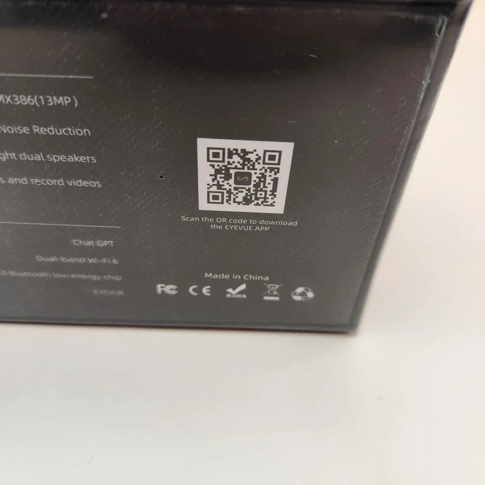 Nortech AI Smart Glasses Translucent 13MP Camera 32GB Bluetooth Wi-Fi Audio